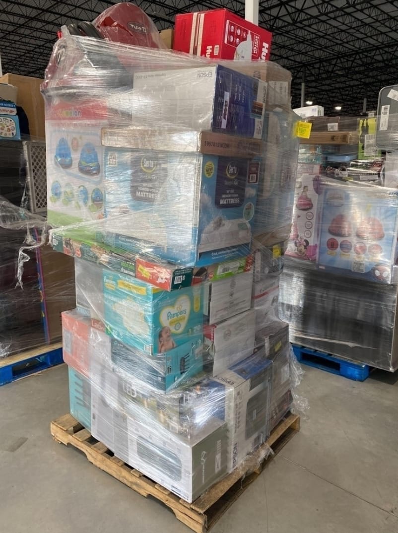 Camion complet de 30 palettes de marchandises mixtes — fotografia 6