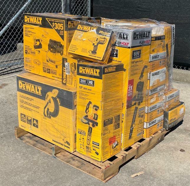 Palette de 35 à 40 outils DeWalt, Ryobi et Milwaukee — foto 2