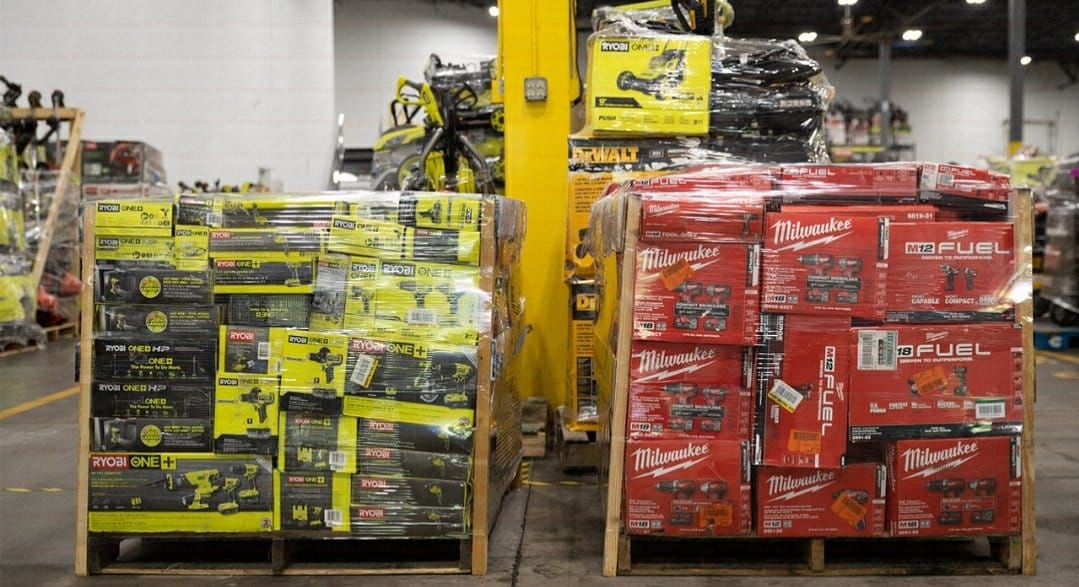 Palette de 35 à 40 outils DeWalt, Ryobi et Milwaukee — foto 5