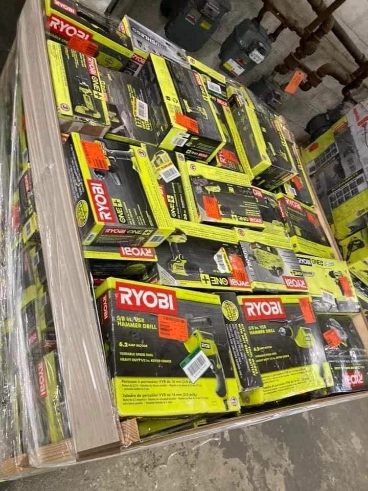 Palette de 35 à 40 outils DeWalt, Ryobi et Milwaukee — foto 6