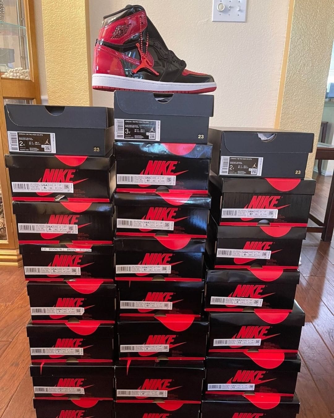 Palette de 60 paires de baskets Nike — photo 10