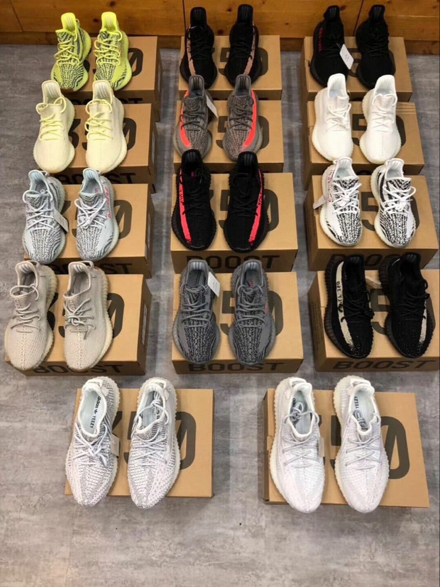 Palette de 90 paires de baskets Yeezy — photo 7